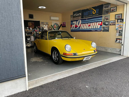 911T targa オイルと砂が混じって大変なことに!