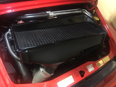 964turbo 3.3 インタークーラー等塗装