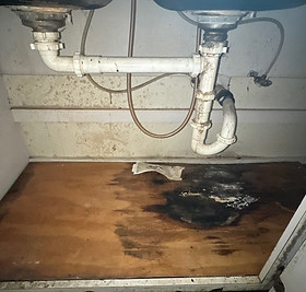 under sink leak