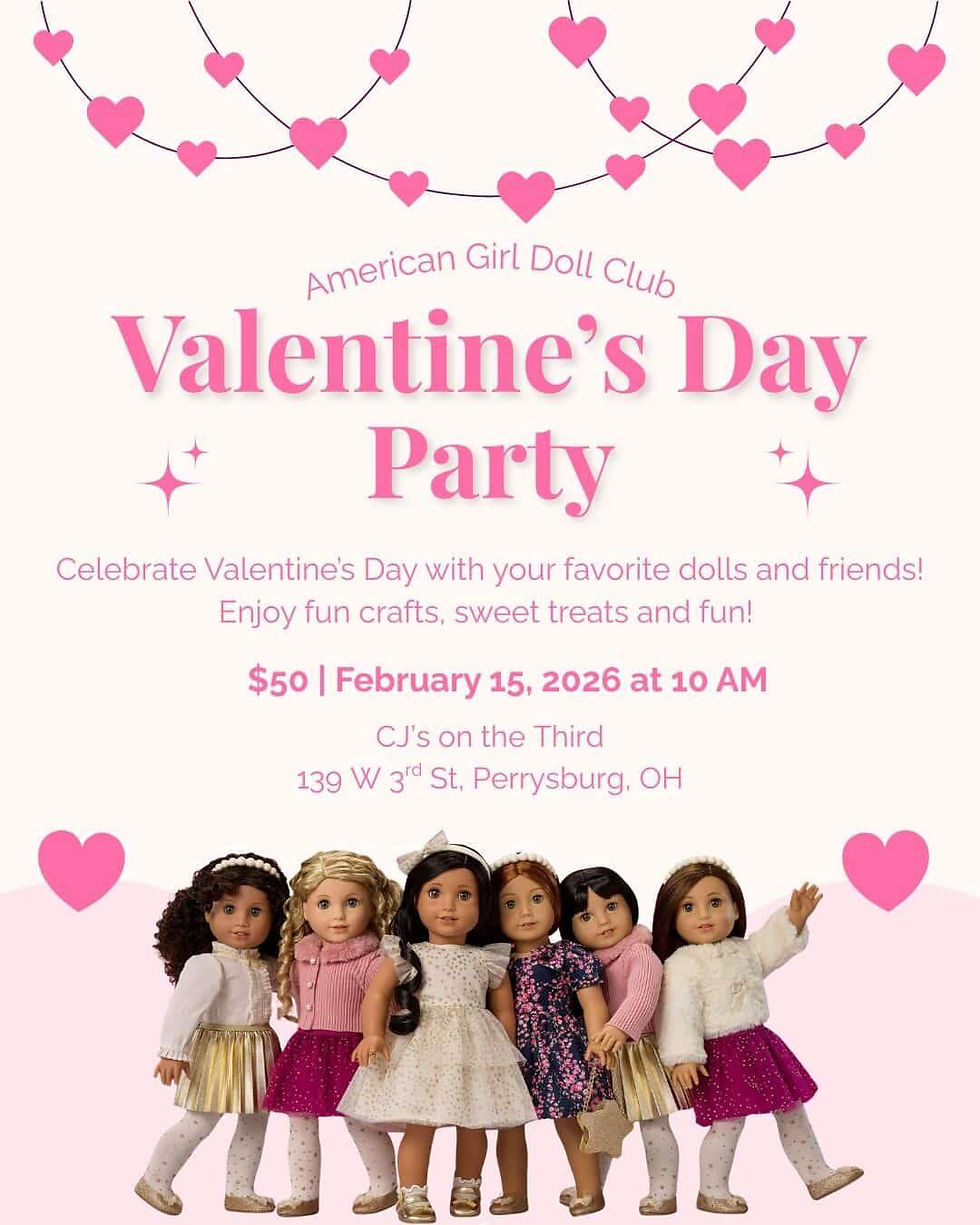 American Girl Doll Valentines Party 💓