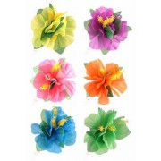 Hawaiian hair clip flowers tropical