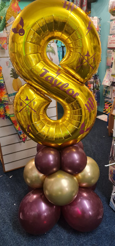 Number stack (3 high) Harry potter themed with name /personalised ...