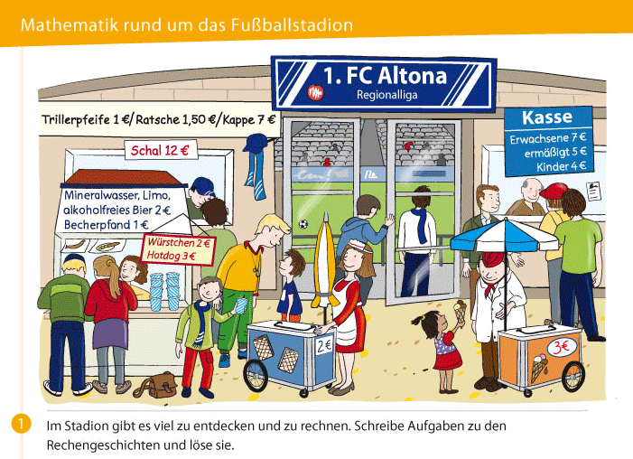 Mathematik Fussballstadion