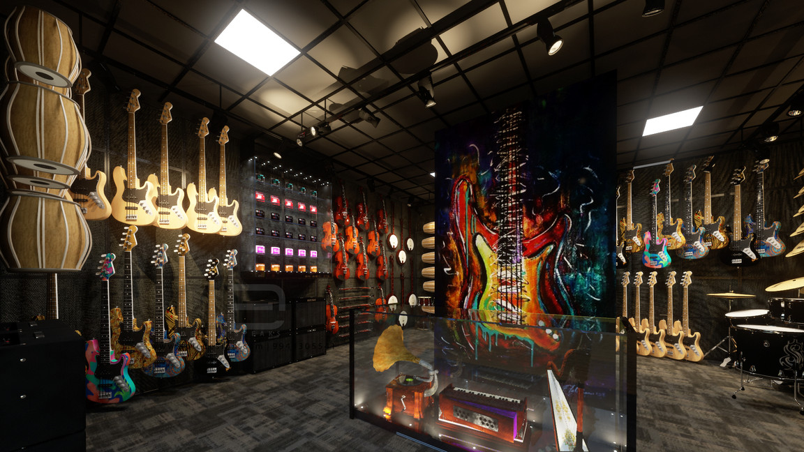 PROPOSED MUSICAL SHOWROOM DESIGN