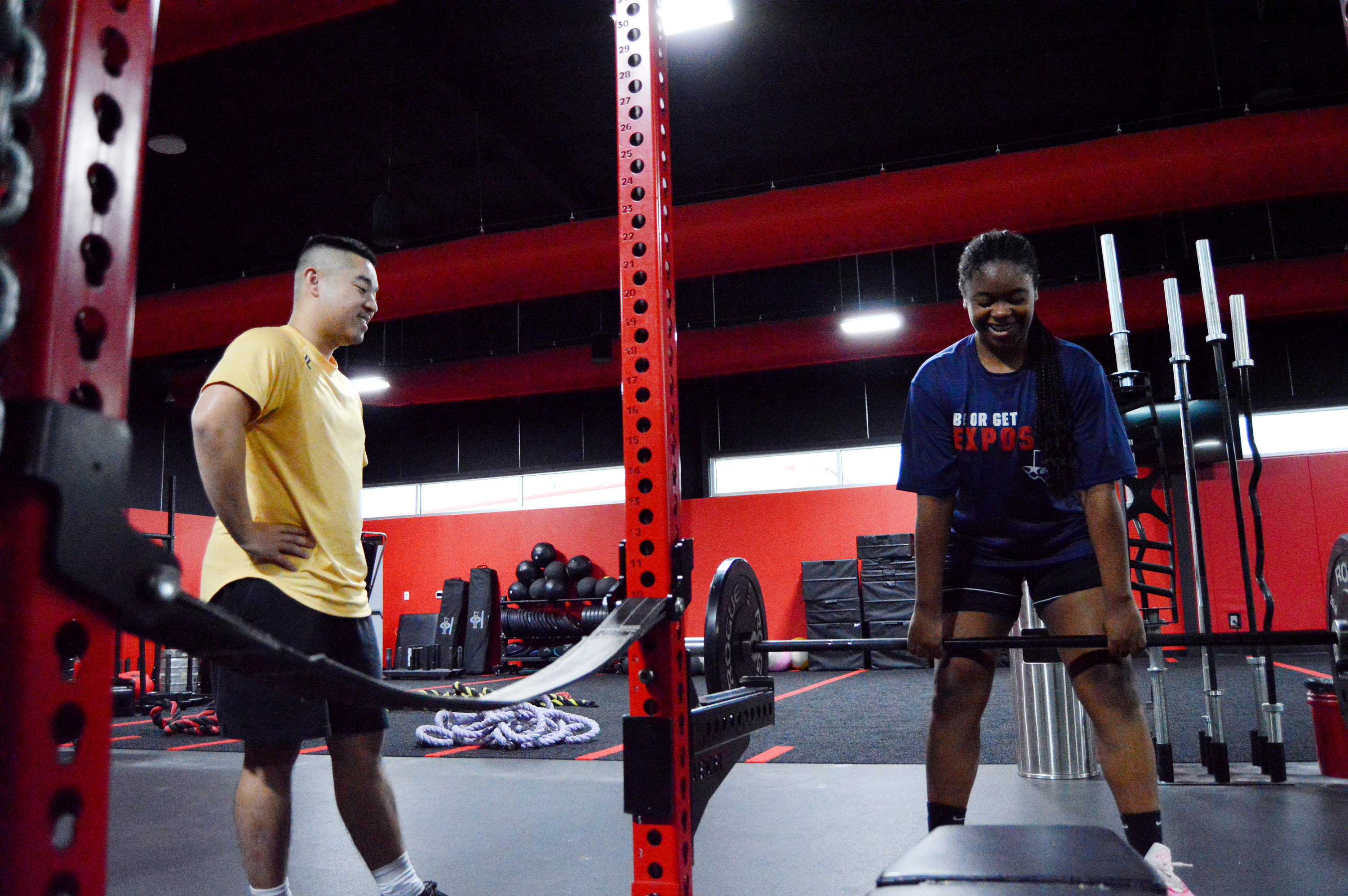 Sports rehabilitation Houston — youth athlete training session