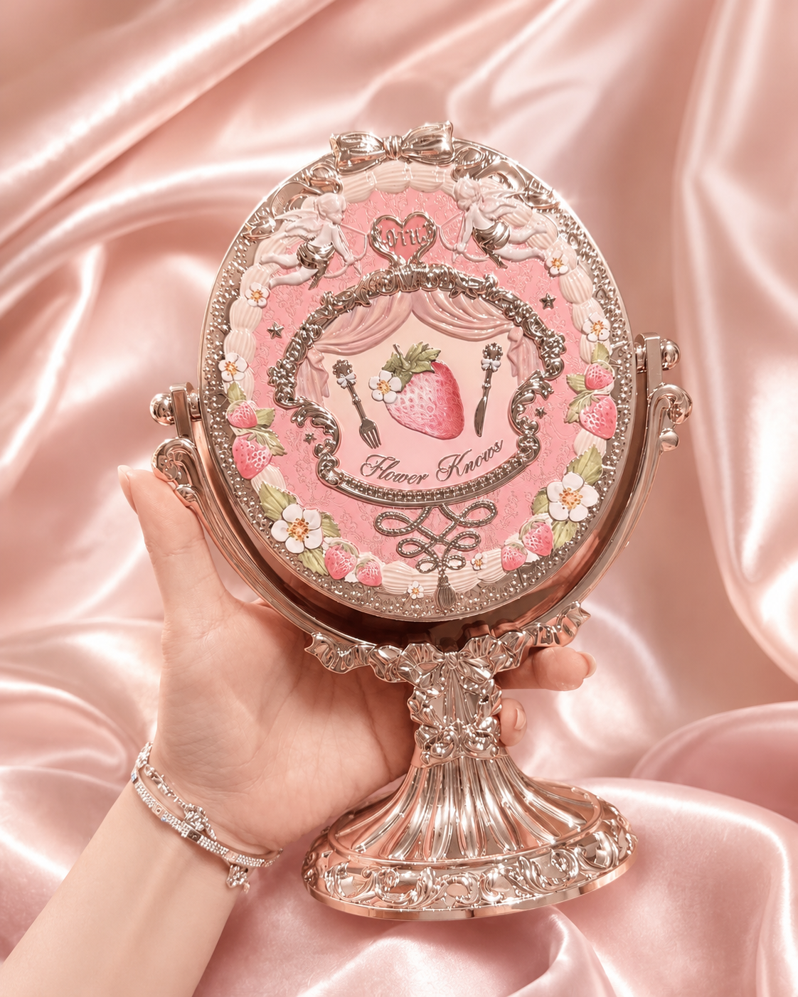 Espejo Strawberry Fairycore de Tocador