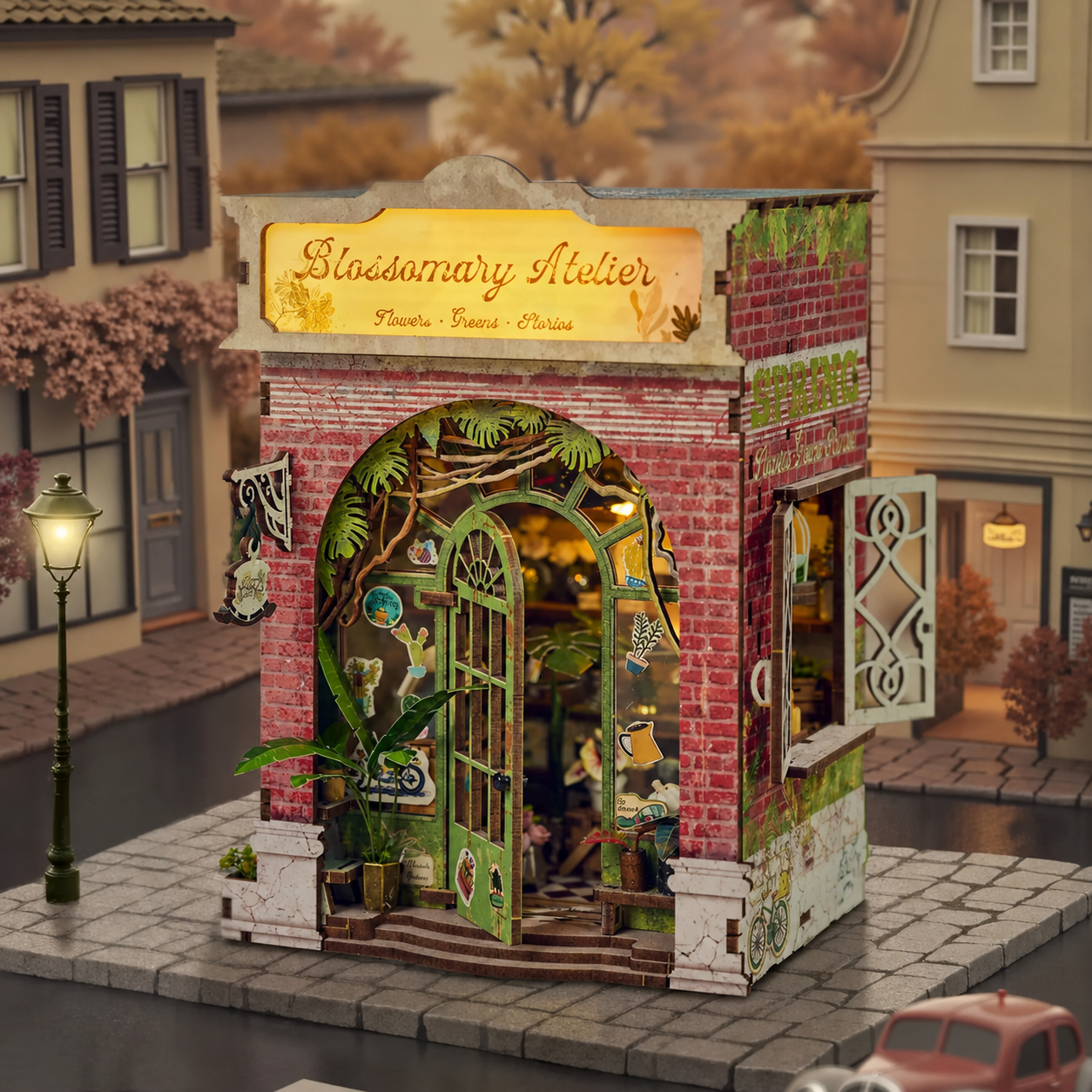 Miniatura DIY Bloisomary Atelier (Rojo)