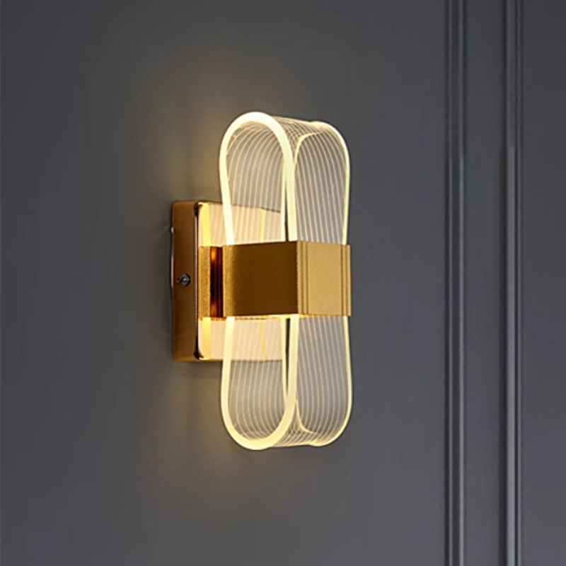 Lámpara de Pared Nórdica LED de Aluminio y Acrílico