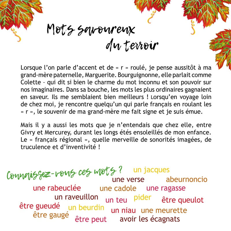 Le Goût des Mots (du terroir)