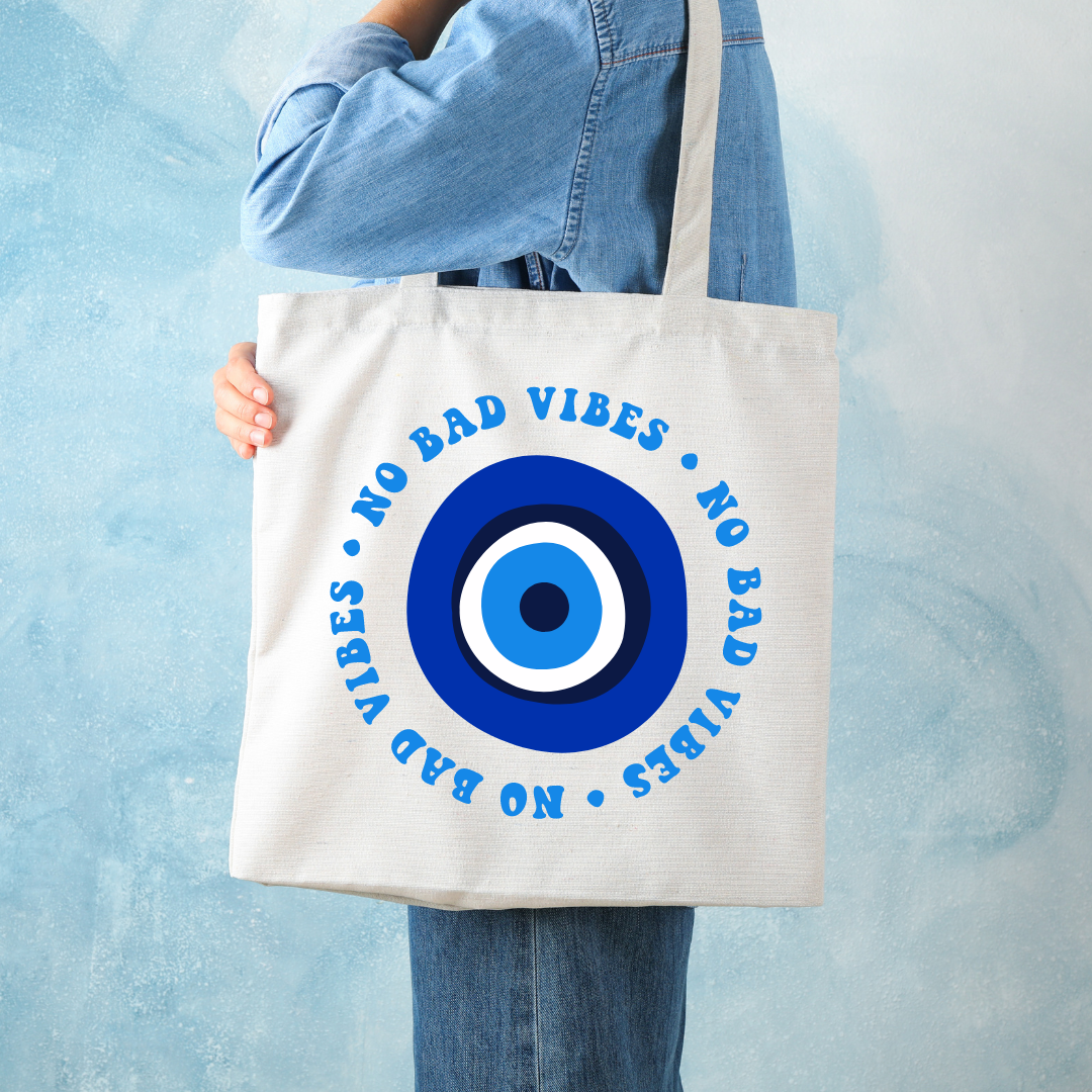 No Bad Vibes Tote Bag
