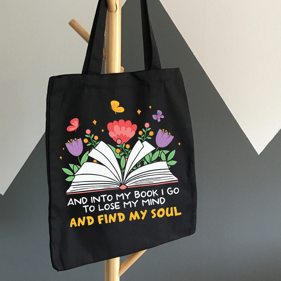 Bookworm Tote Bag