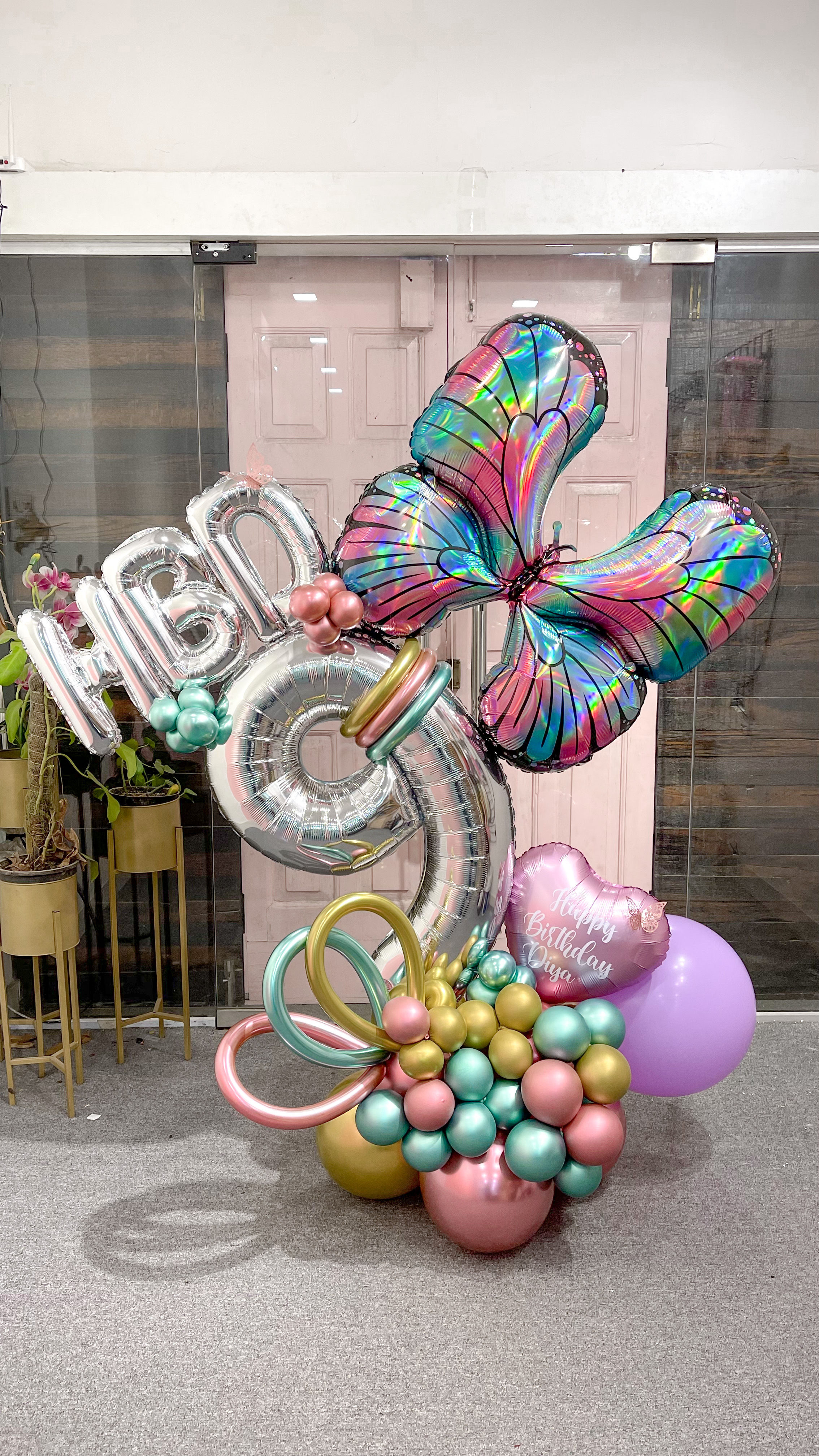 Butterfly Theme Age Display