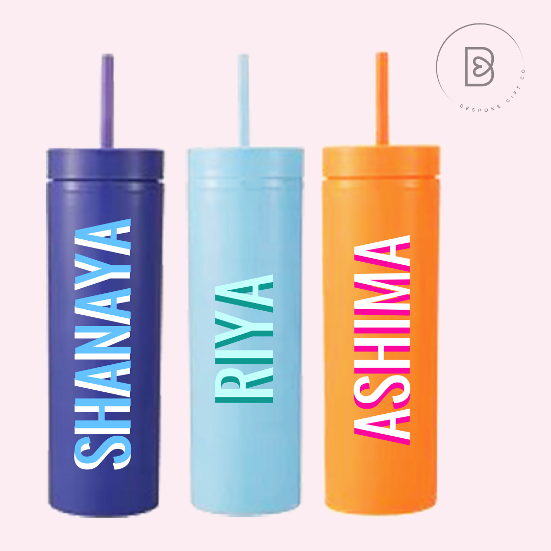 Shadow Name Skinny Tumbler