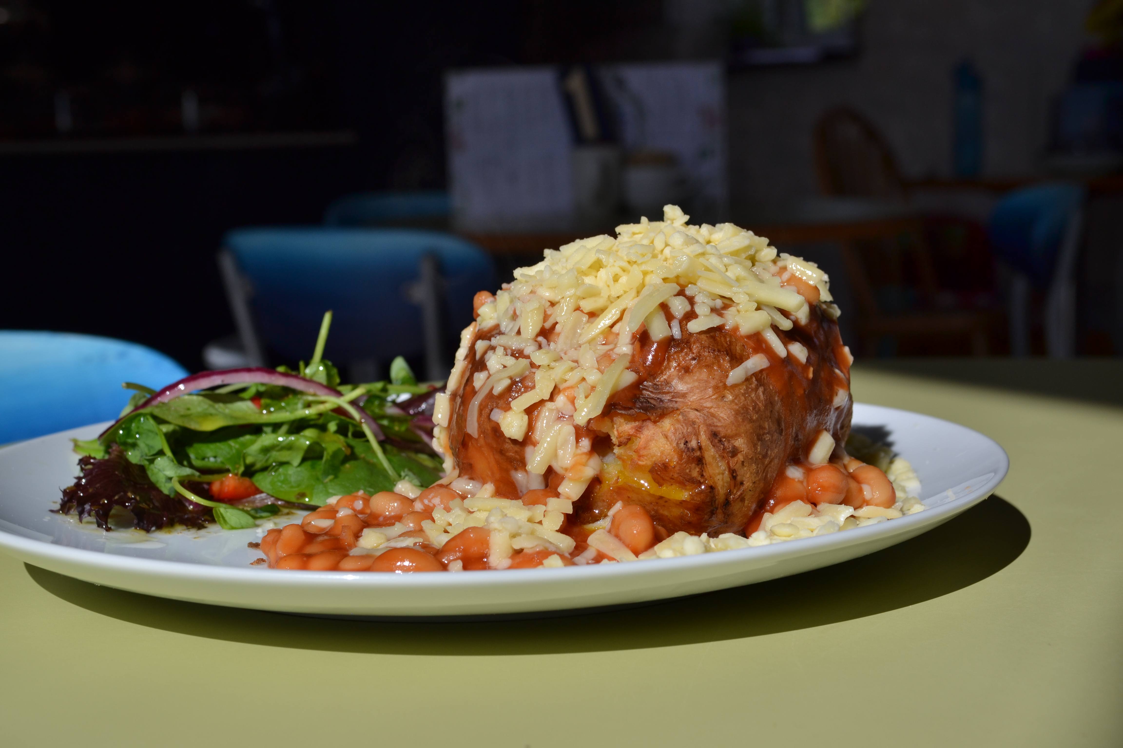 Arranged Food and Objects