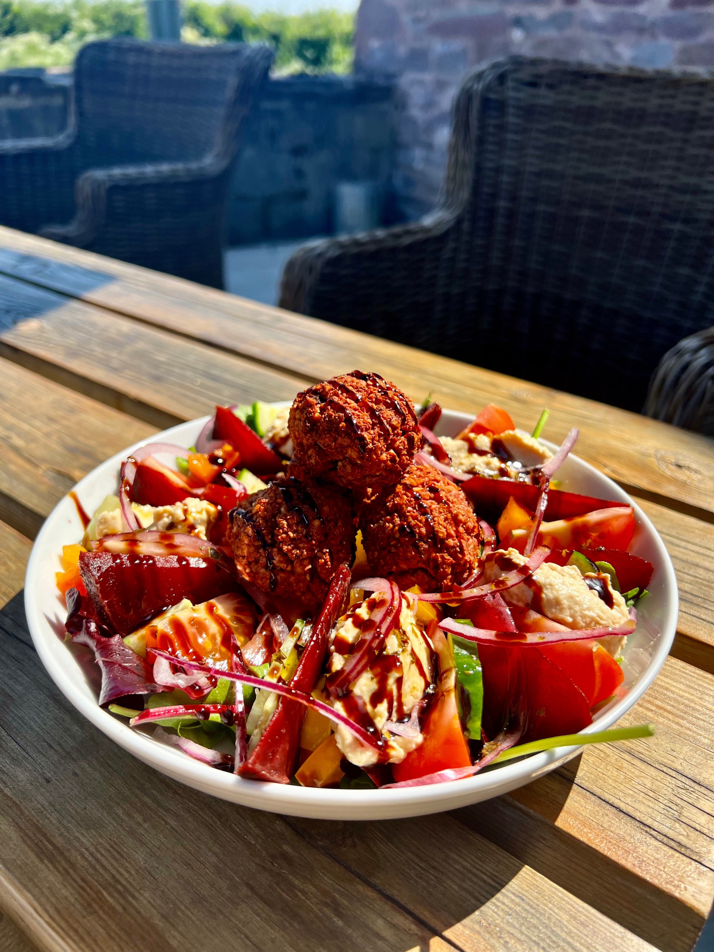 Arranged Food and Objects