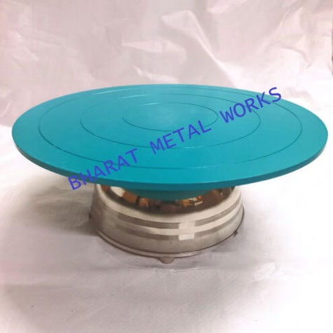 Stainless Steel Rotating Cake Stand Turntable