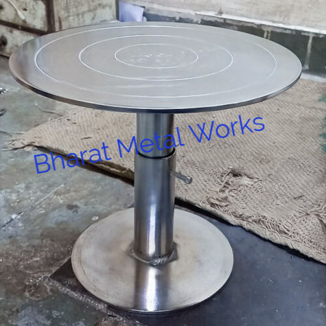 steel rotating adjustable turntable