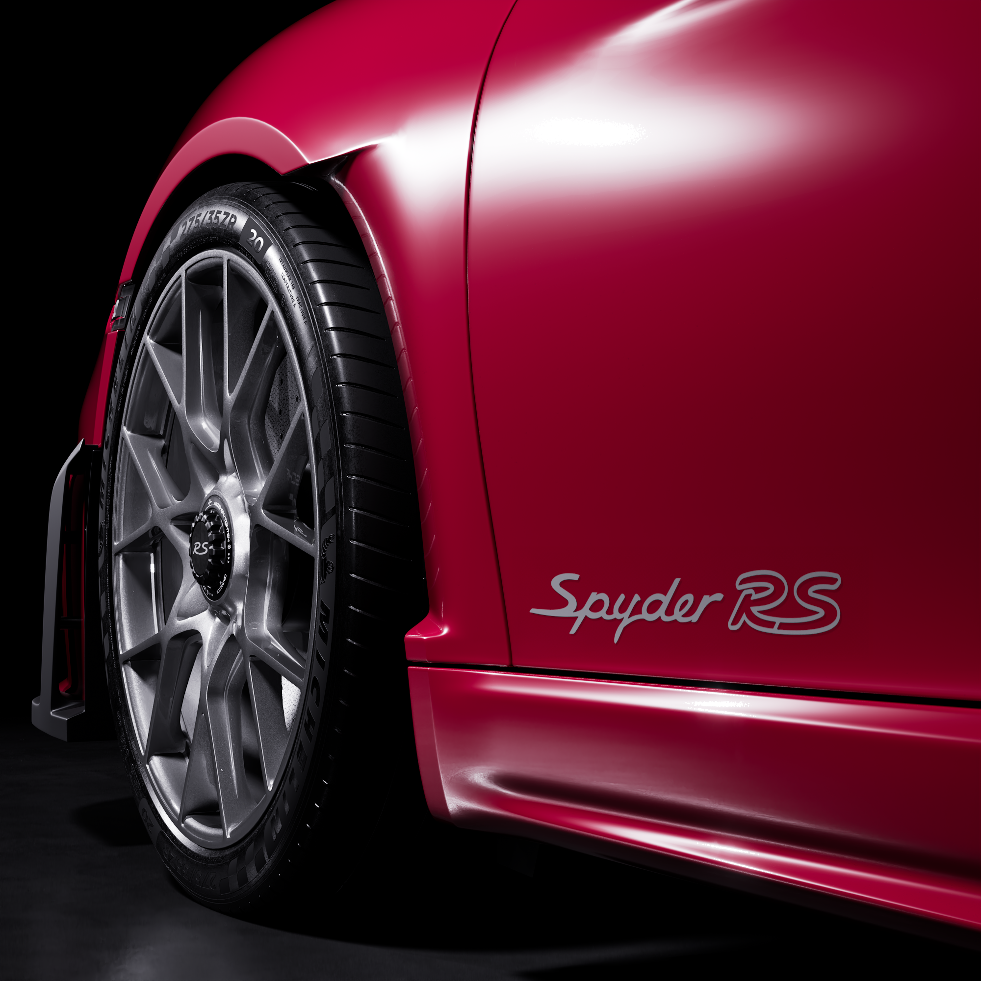 Outline - model motif set for 718 Spyder RS