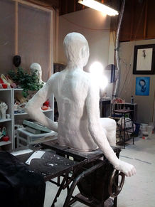 high couture fashion model african american woman female sculpture art design magazine 