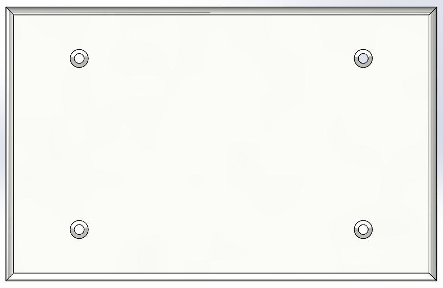 Thumbnail: 4 Gang Blank Cover Plate