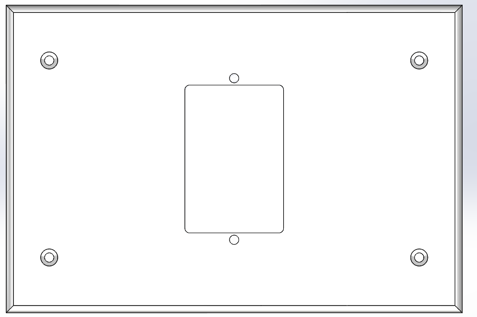 Thumbnail: Executone W3302 Back Box 1 Gang