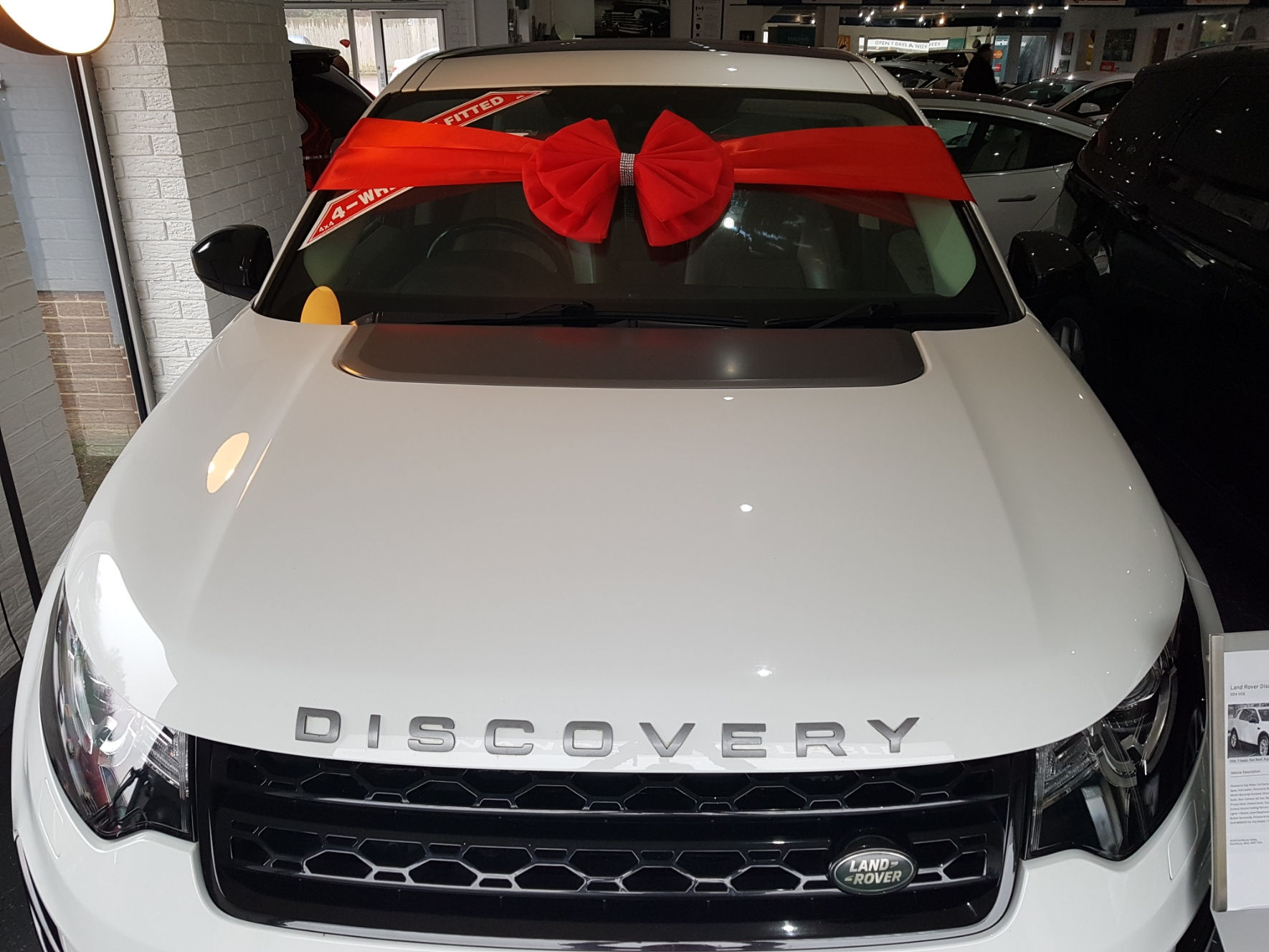 Luxury Car Bow - Red