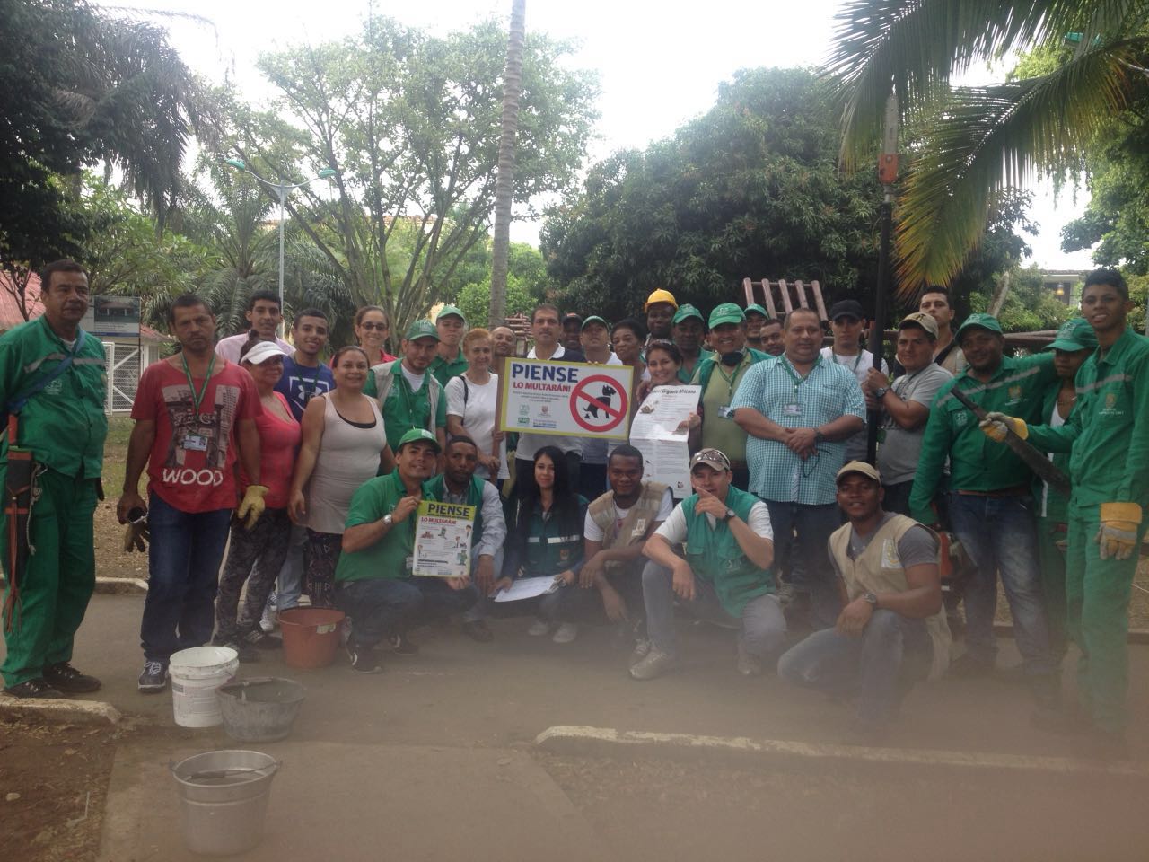 Jornada Ambiental en el parque