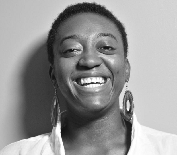 Smiling black woman