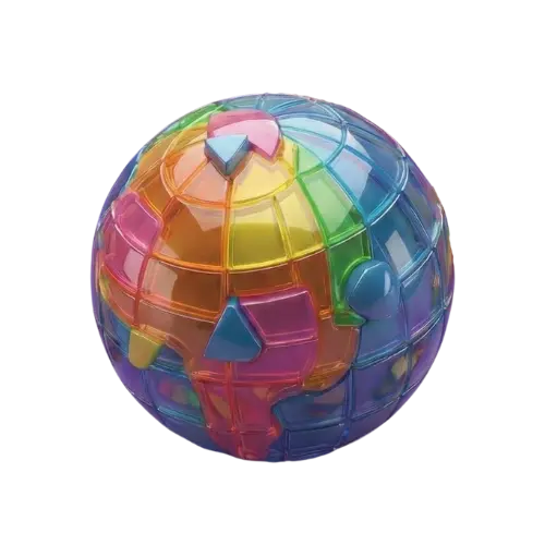 Wereldbol Dekkers 3d world.webp