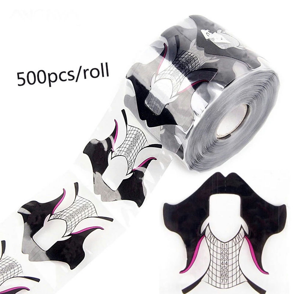 Miniatura: Sculptured nails form (clear )