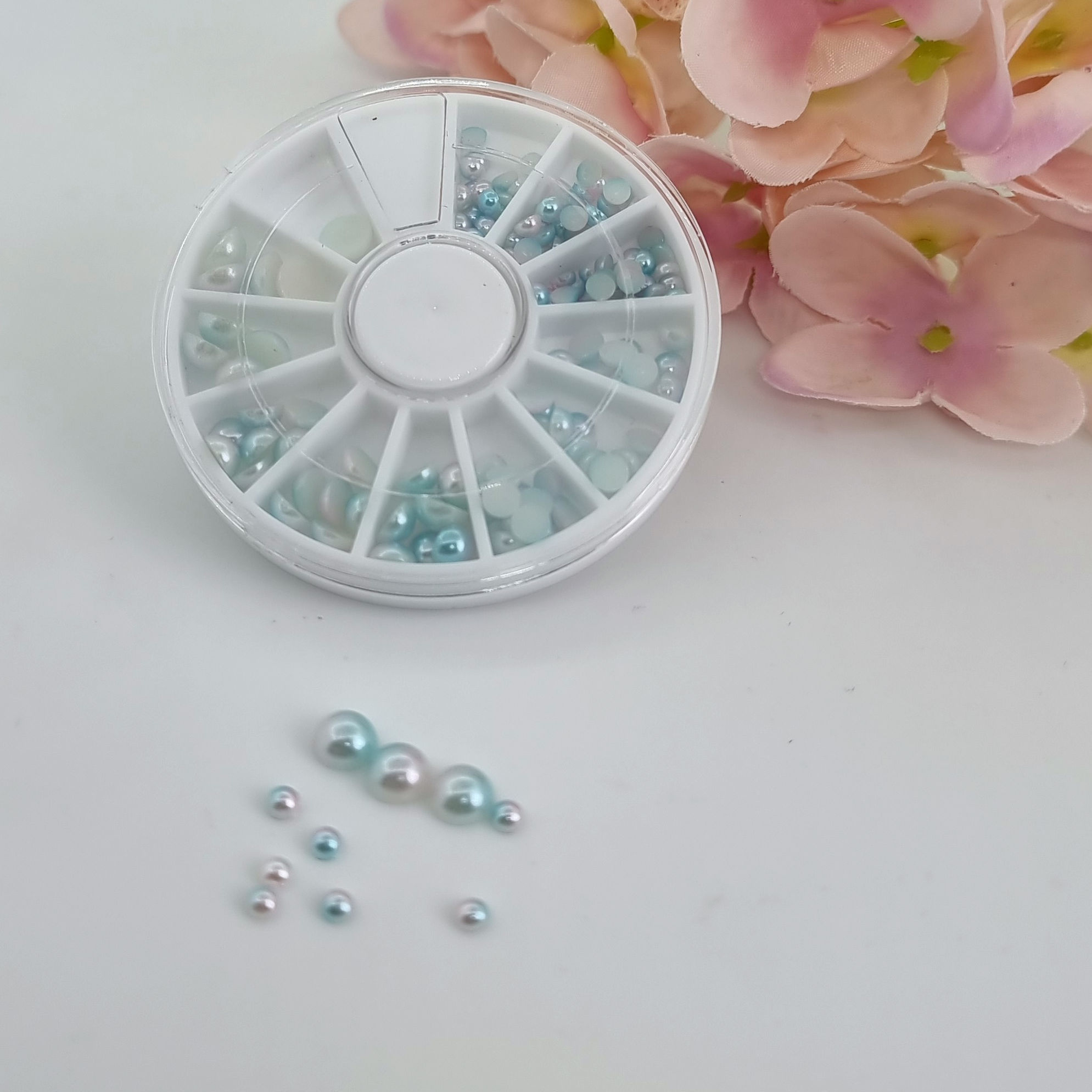 Pearl rainstone blue unicorn