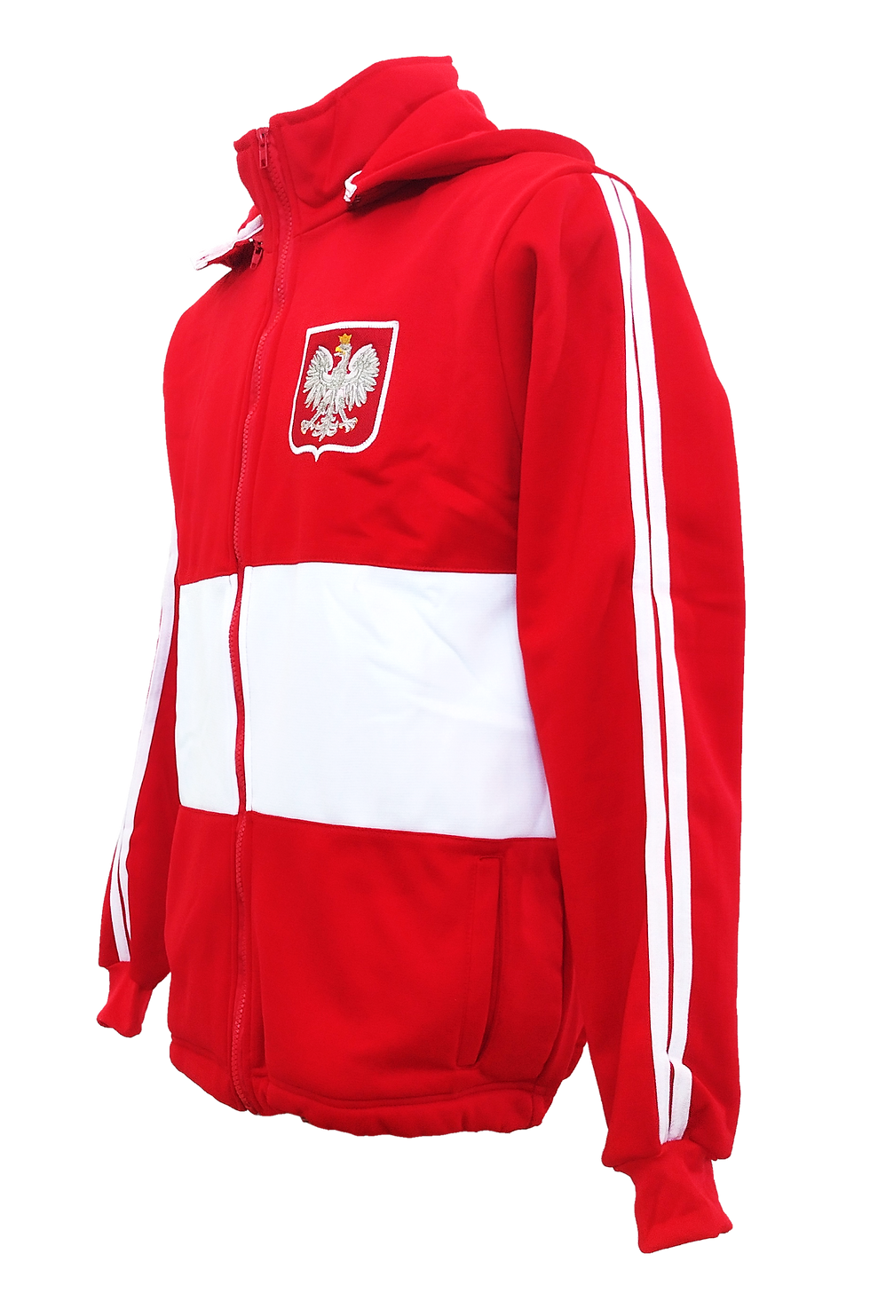 Agasalho Moletom Forrado Bordado Polônia Unissex Sz