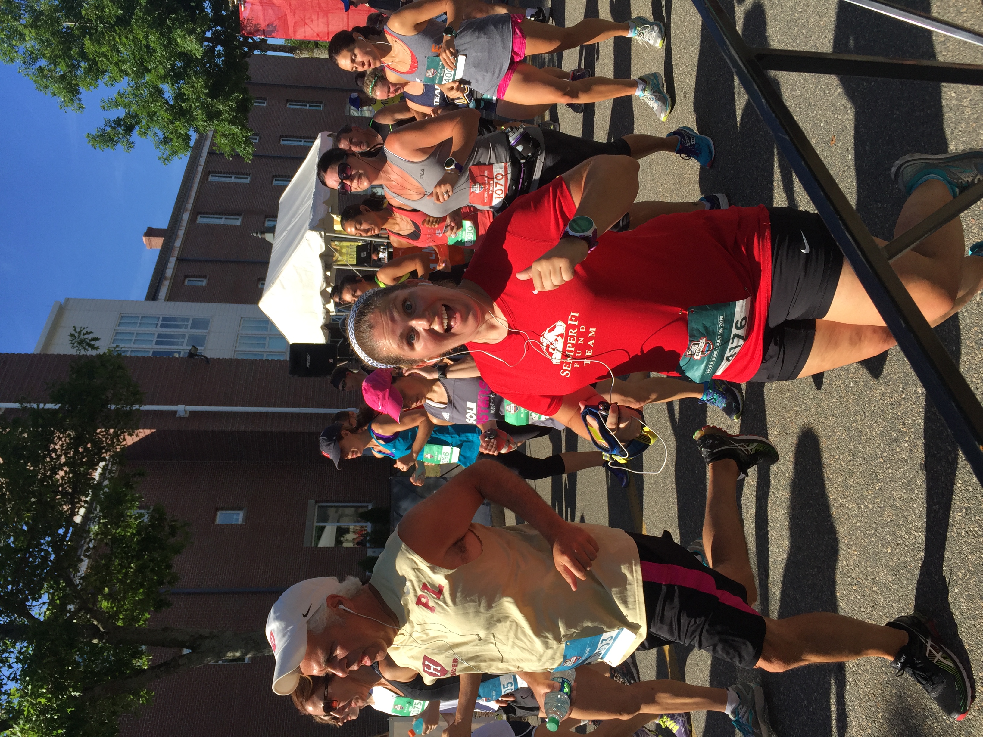 Happy runner