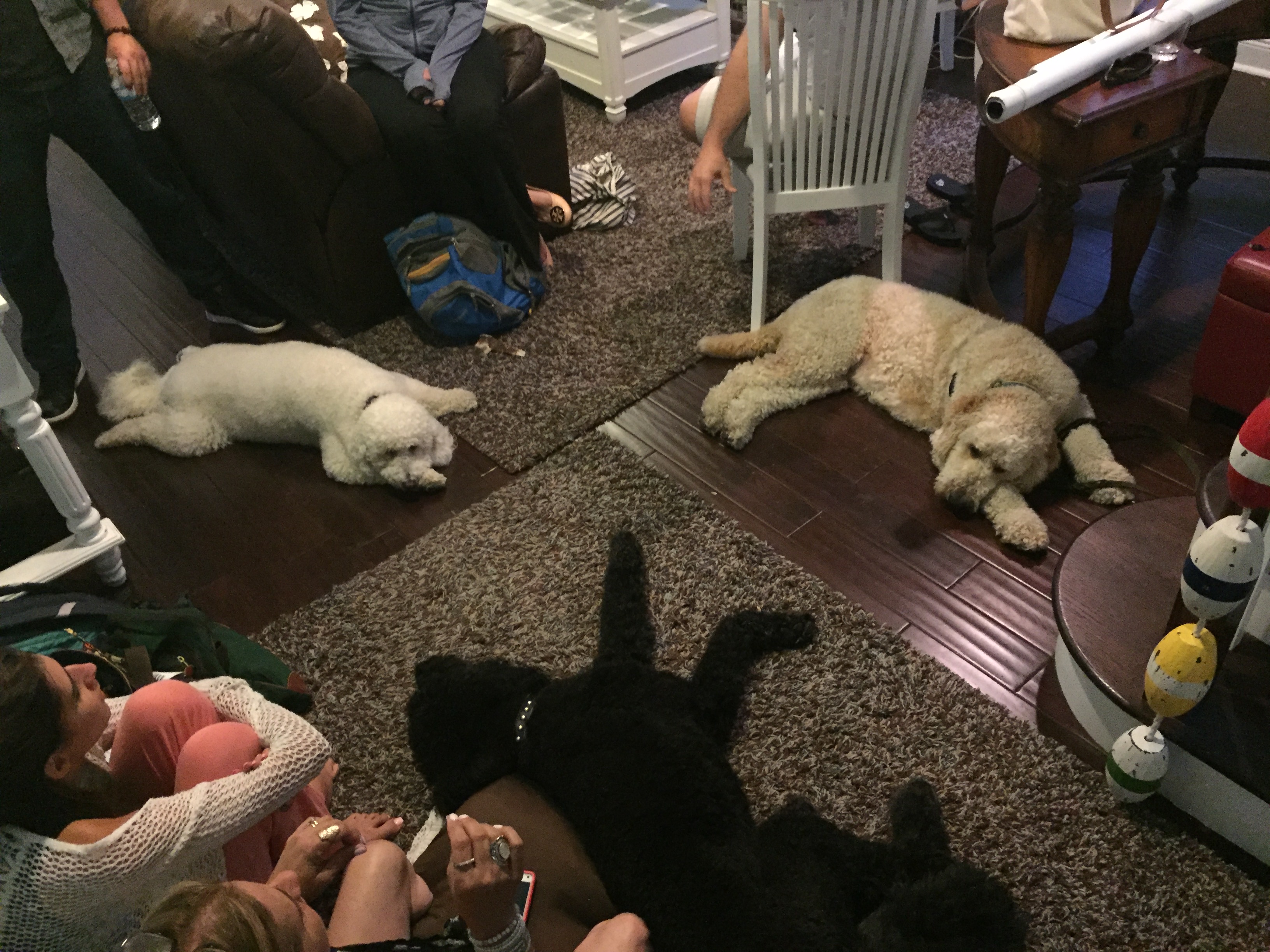 Resting after work