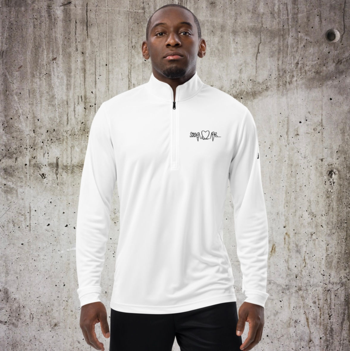 Stronger Re-Cycled Adidas Zip Pullover