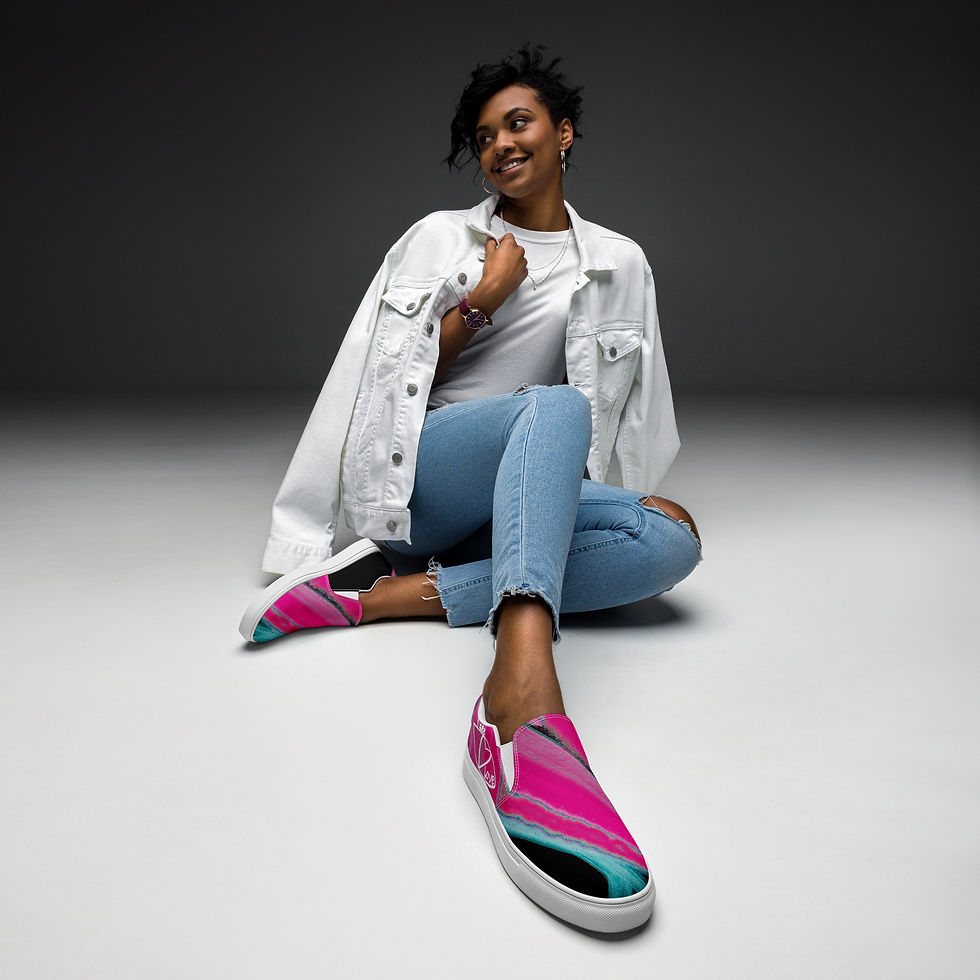 Thumbnail: I See Love Camouflage SlipONS