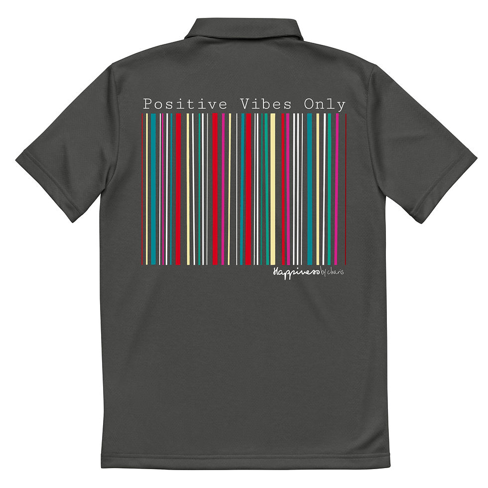 Thumbnail: Positive Vibes Only Adidas Space-dyed Polo