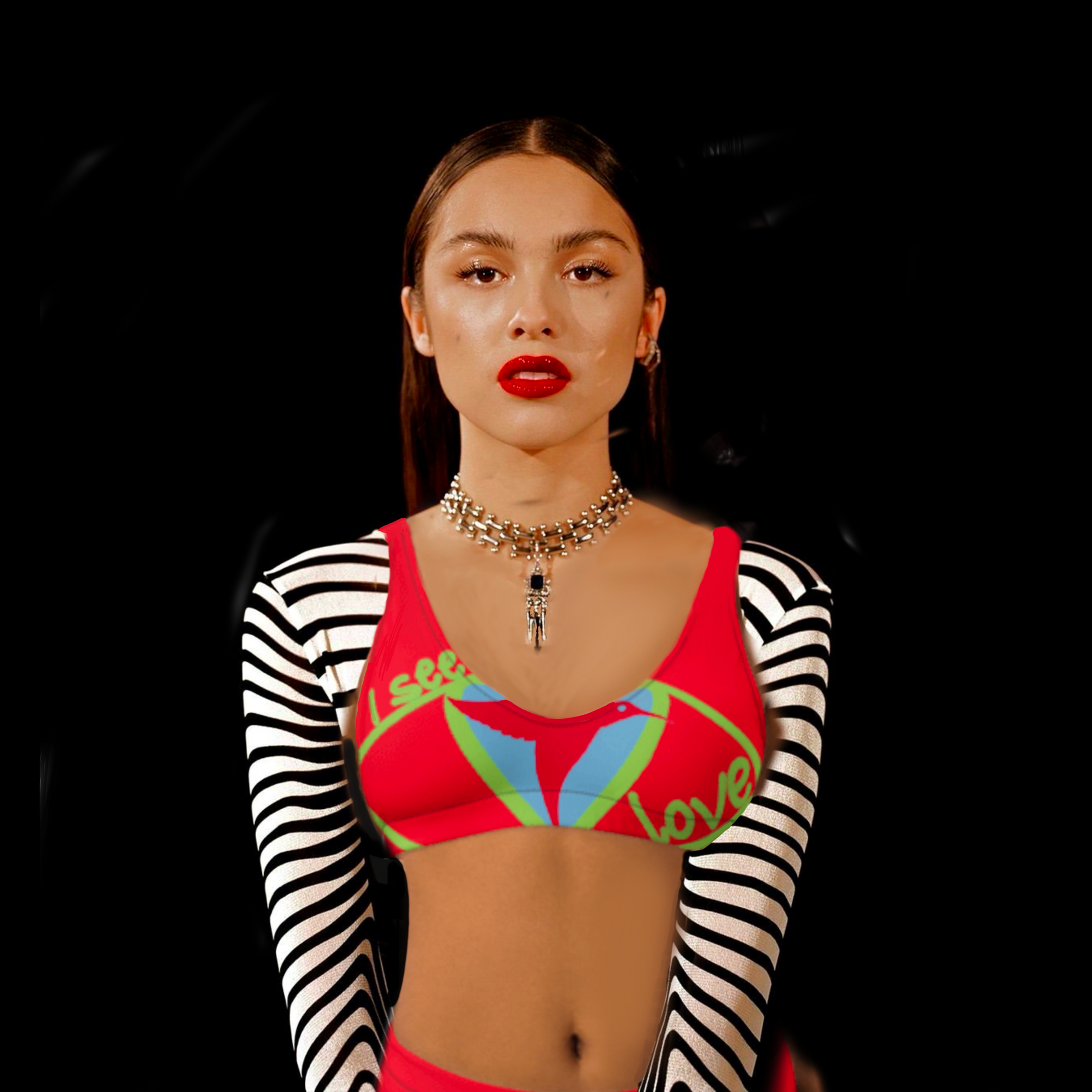 Ushuaia Ibiza I See Love Recycled contour bikini