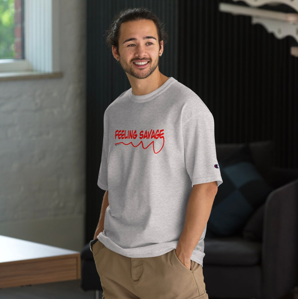 Thumbnail: Feeling Savage Champion Cotton T-Shirt