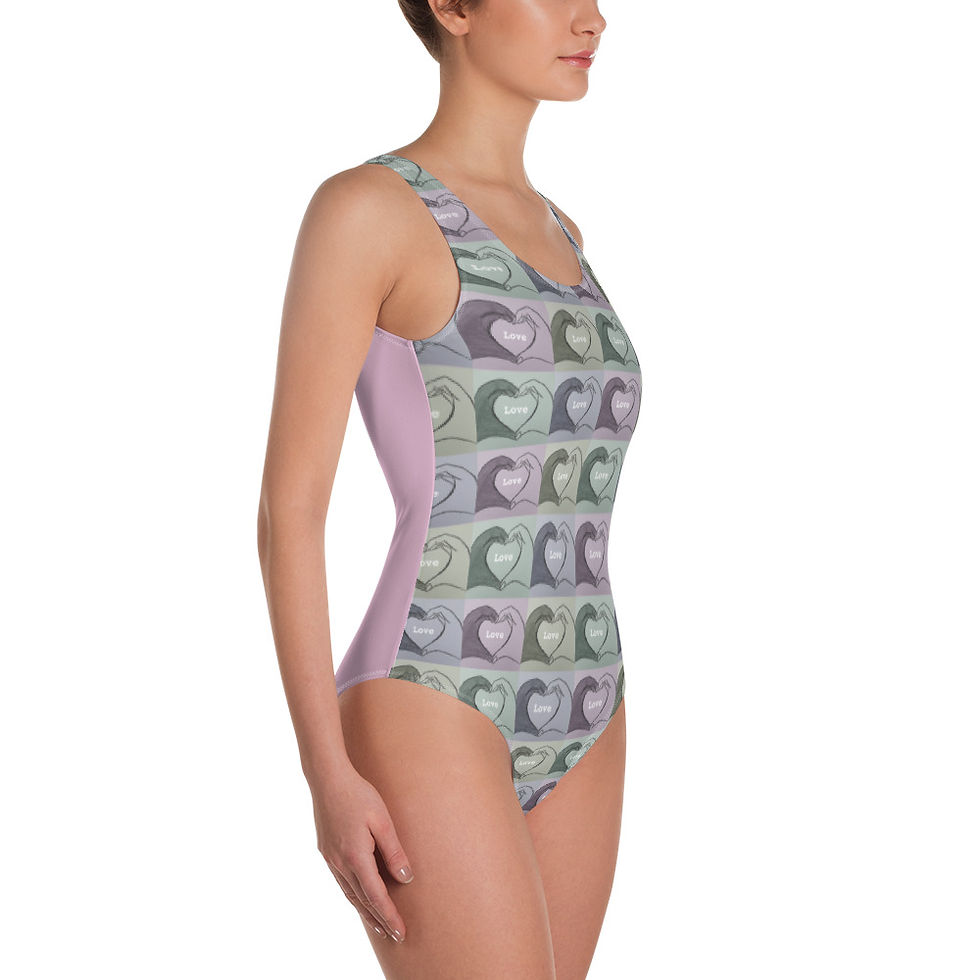 Thumbnail: Healing Hands (To raise money for Children in Gambia) One-Piece Swimsuit