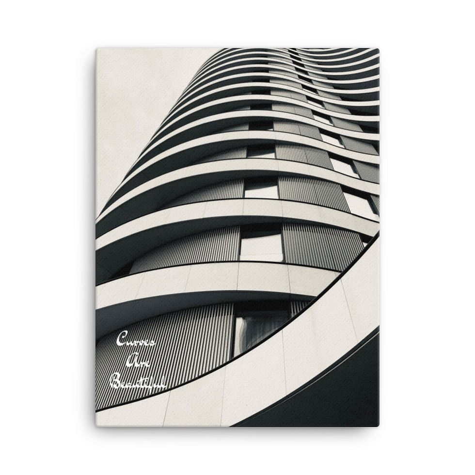 Thumbnail: Curves are beautiful Canvas