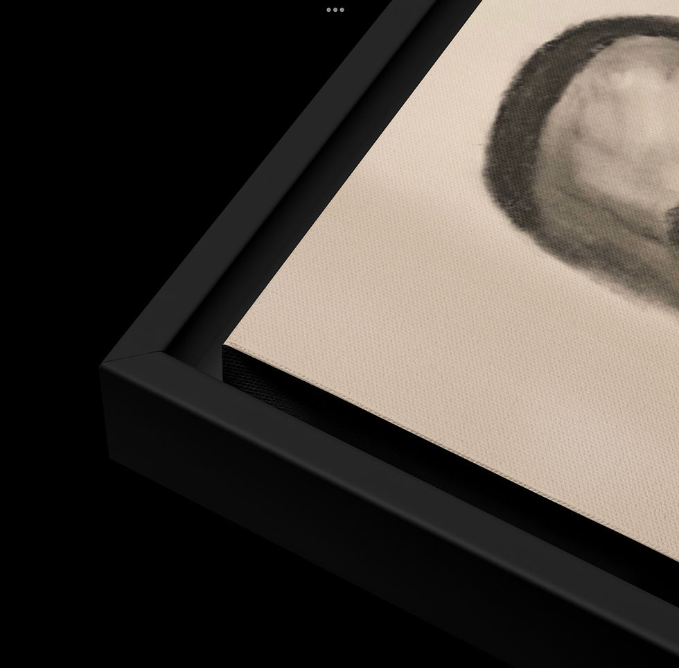 Thumbnail: Rio Ferdinand Pencil & Charcoal Portrait Framed Canvas - Limited Edition