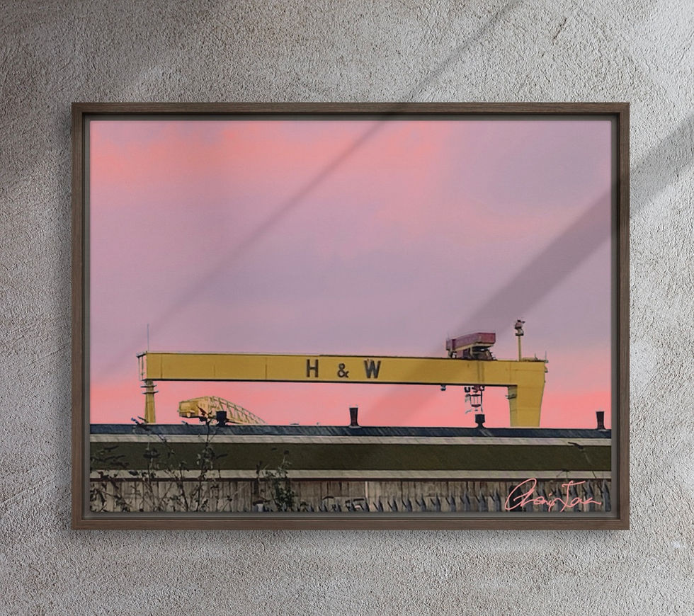 Thumbnail: Titanic Horizons (Harland & Wolf) Framed Canvas