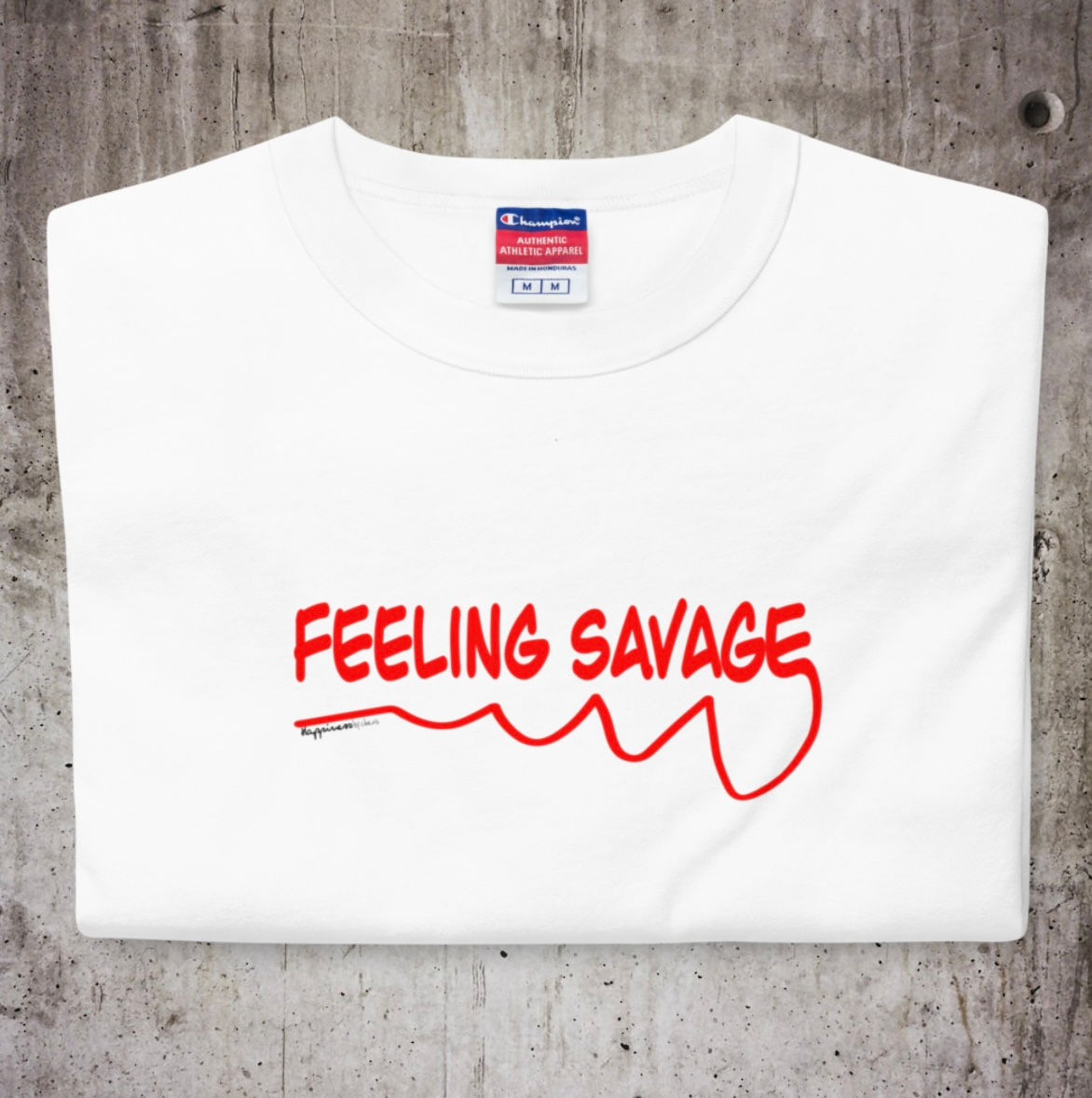 Feeling Savage Champion Cotton T-Shirt