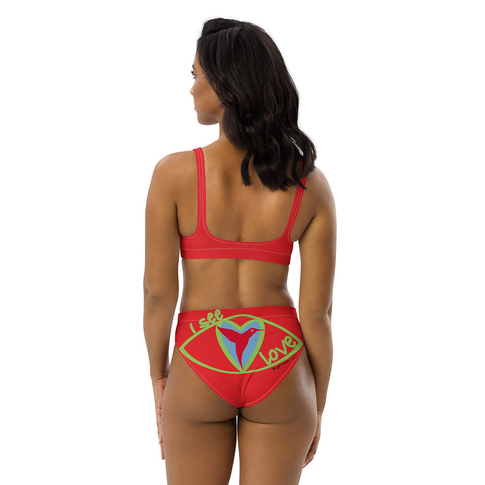 Thumbnail: Ushuaia Ibiza I See Love Recycled contour bikini