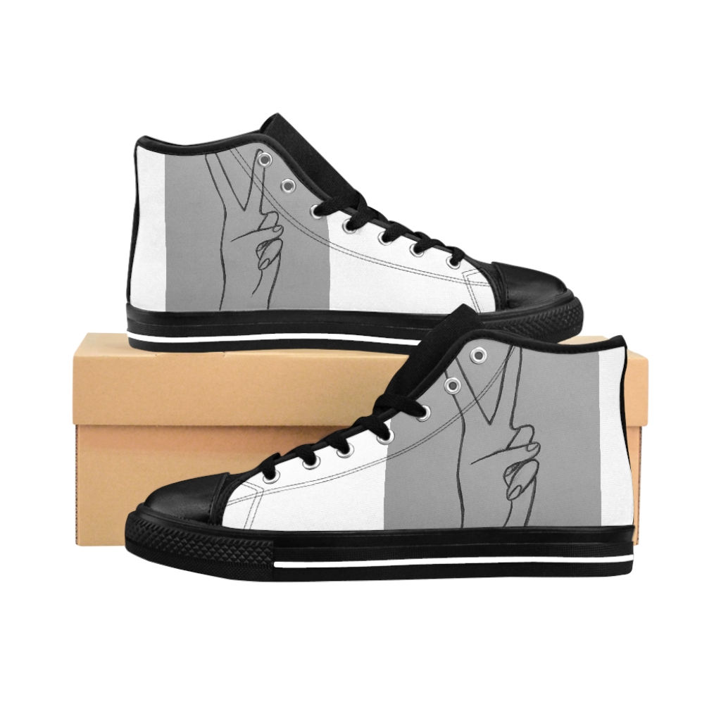 Positive Vibes Only Men's High-top Sneakers