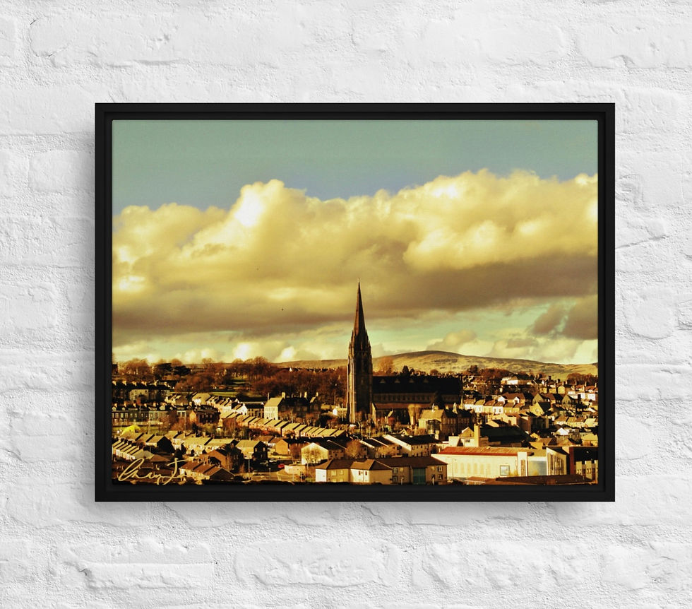 Thumbnail: Maiden City (Derry-Londonderry) Framed Canvas
