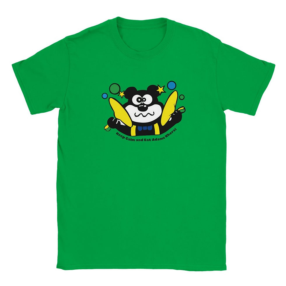 Thumbnail: Adams Khersi Men's Crewneck T-shirt - Khaj Gallery
