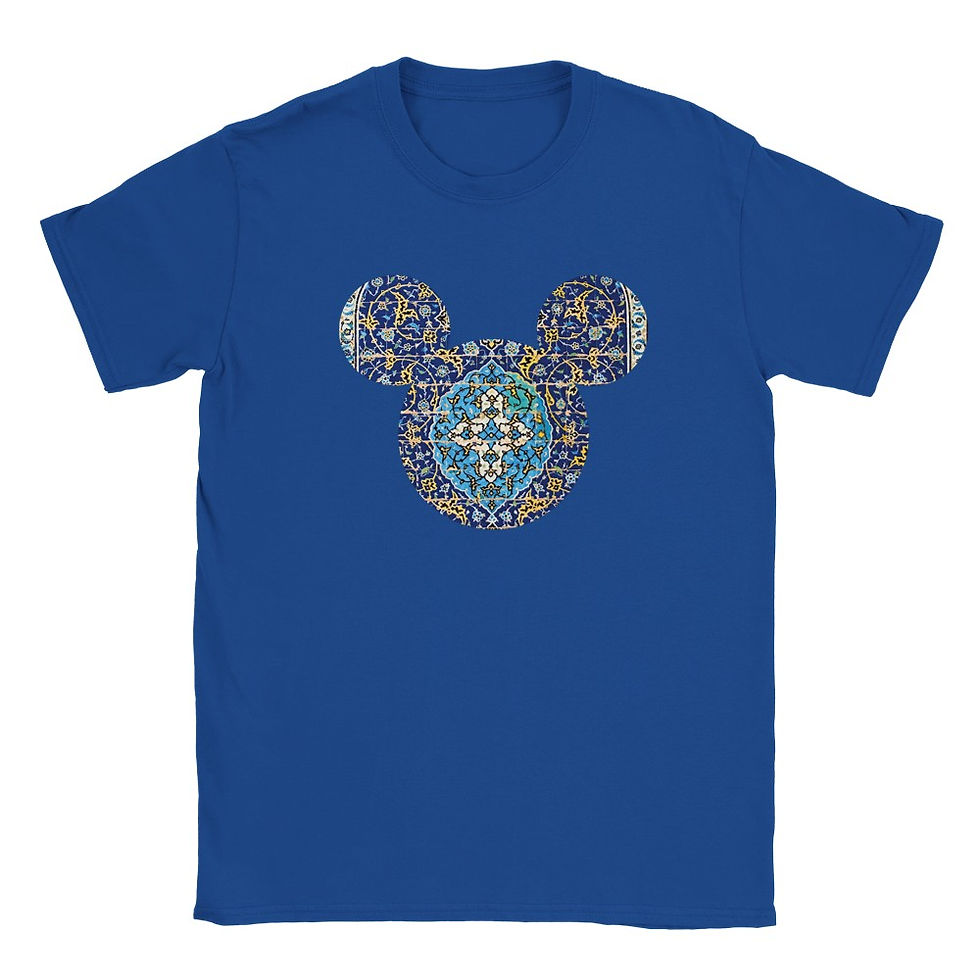 Thumbnail: Men's Crewneck T-shirt Mickey Mouse (Summer)