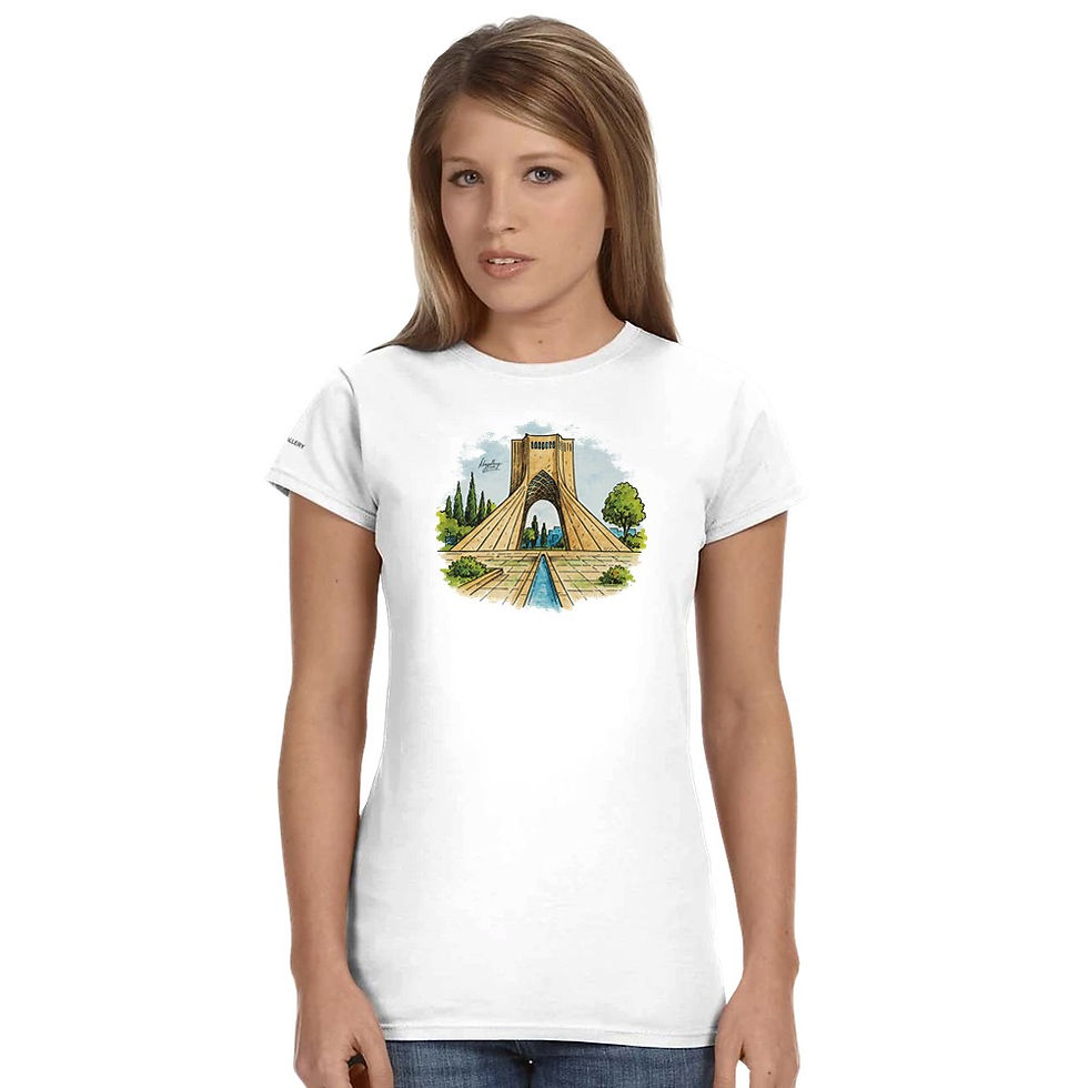 Tehran Sketch Women's Crewneck T-shirt